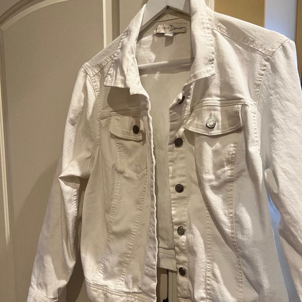 White Jean Jacket